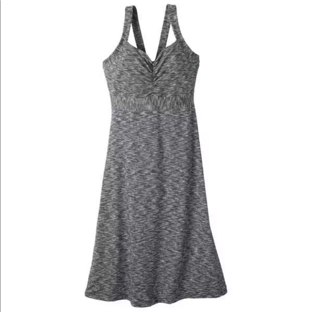 prAna Amaya Space-Dye Dress Gray